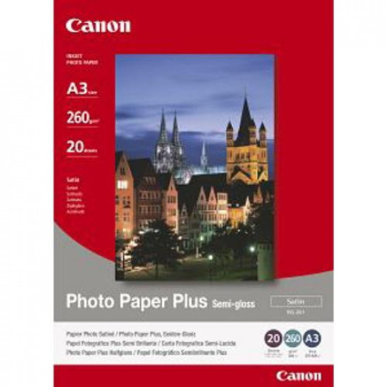 Canon A3 Photo Paper Plus Semi-gloss SG-201, 20sh (1686B026)