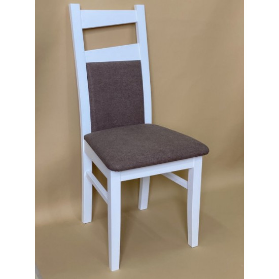 Wooden dining chair ZHUR-29 Skif white / jersey 03