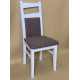 Wooden dining chair ZHUR-29 Skif white / jersey 03