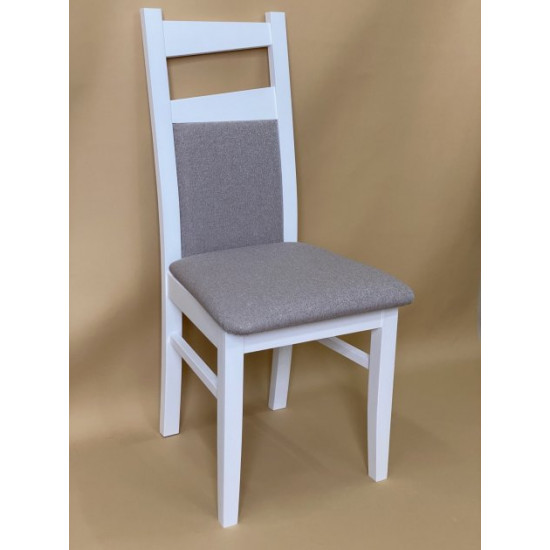 Wooden dining chair ZHUR-29 Skif white / jersey 02