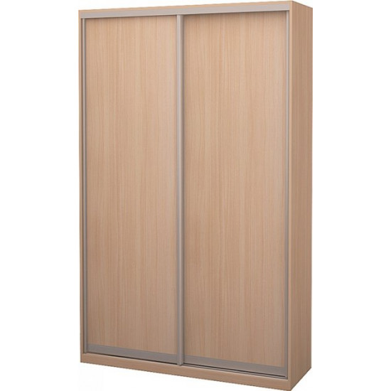 Two-door wardrobe Roko 120x242x45 cm chipboard Milk Oak (20200025212)