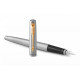 Parker Jotter fountain pen steel Silver with gold plated (16 012)