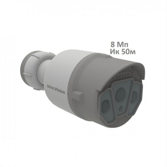 IP відеокамера 8 Мп interVision JetCam-888W Sony Ік 50 метрів