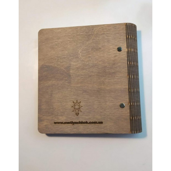 Wooden notebook 