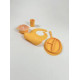 Children's dish set Jelly Belly S Orange