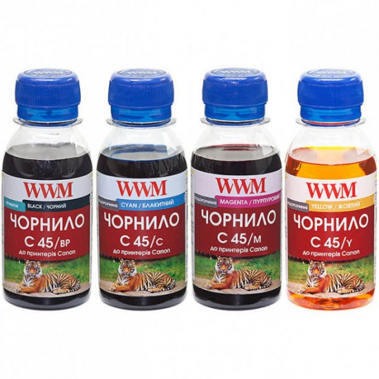  Чернила для Canon PIXMA MG3052 WWM 4х100г C45SET-4