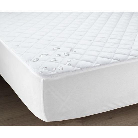 Waterproof mattress cover - cover Le vele Alez 100-200 +25 cm white