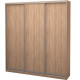 Three-door wardrobe Roko 179.2x45x242 cm chipboard Sonoma Oak (20200025380)