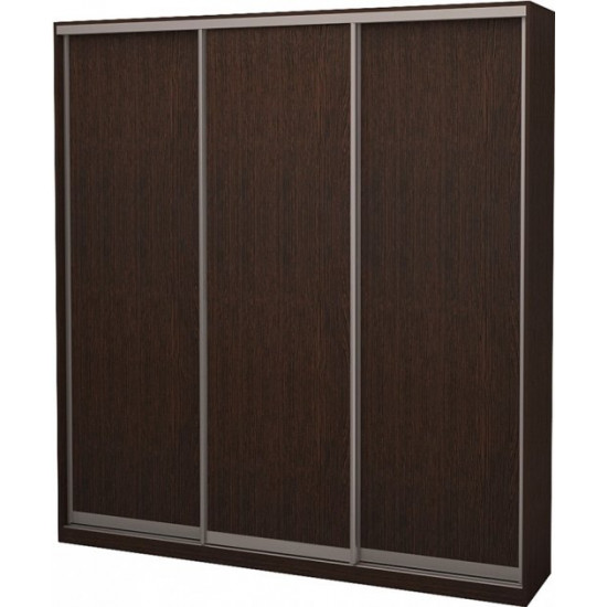 Three-door wardrobe Roko 179.2x45x242 cm chipboard Wenge Oak (20200025087)