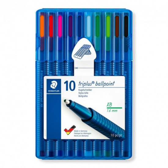 Set of Triplus Staedtler rollerball pens (10pcs/pack) (ST.462 SB10)