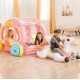 Children's inflatable play complex Princess Carriage with a raft, for the pool and home Intex 56514