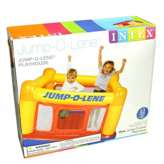 Дитячий надувний батут Intex 48260, Jump-O-Lene, 174х174х112 см