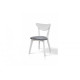 Wooden dining chair Lukas Mix furniture white