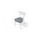 Wooden dining chair Lukas Mix furniture white