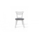 Wooden dining chair Lukas Mix furniture white