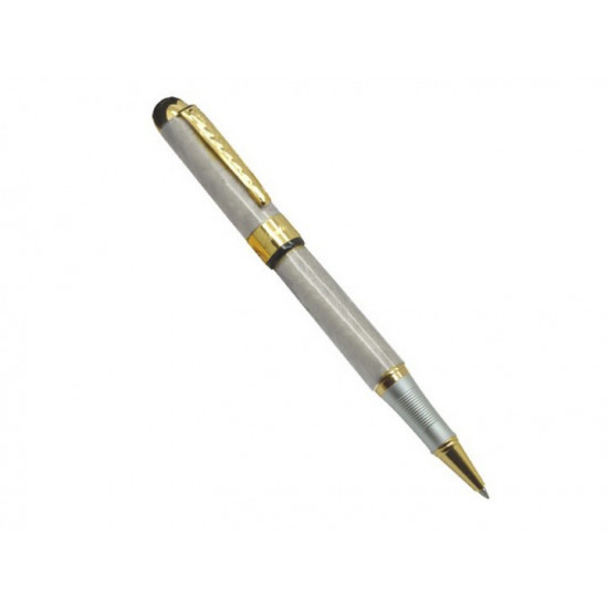 Ballpoint pen BauTech In a metal case Silver with gold (1007-383-02)