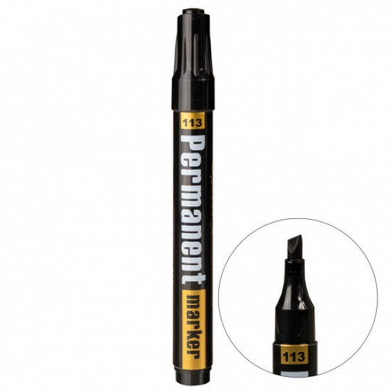 Permanent marker black thick 5.0 mm