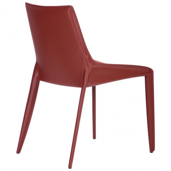 Chair AMF Tuscan red beans leather red upholstery made of genuine leather