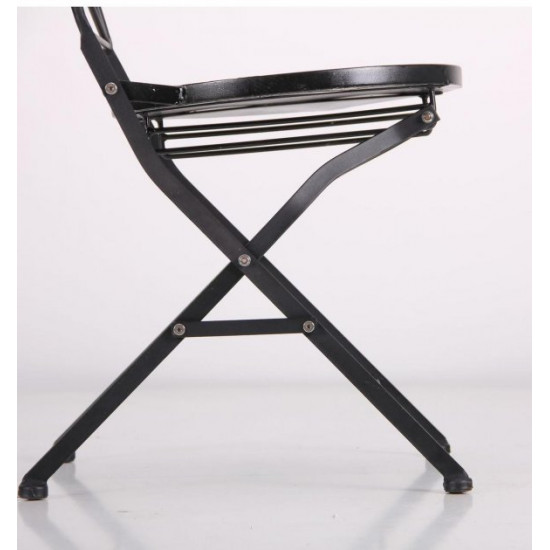 Metal folding chair AMF Bliss hy-mfc702 black steel 95169 / mosaic