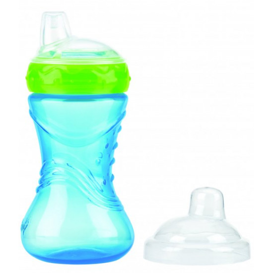 Nuby Easy Gripper sippy cup with spout blue 300 ml (NV0406014blu)