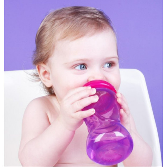 Nuby Easy Gripper sippy cup with spout purple 300 ml (NV0406014prpl)