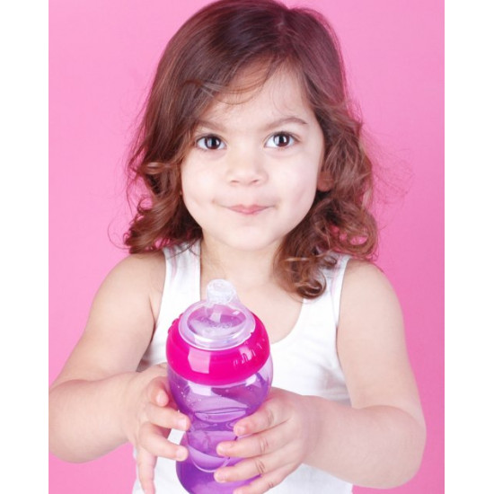 Nuby Easy Gripper sippy cup with spout purple 300 ml (NV0406014prpl)