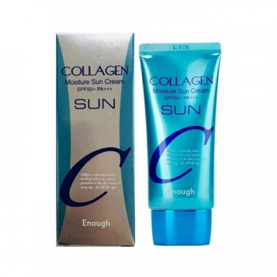 Колагеновий сонцезахисний крем Enough Collagen Moisture Sun Cream spf 50+ pa+++ 50 мл