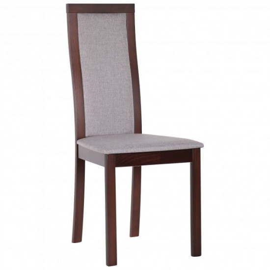 Dining chair Burton AMF dark walnut/cappuccino (beech wood/fabric) (546278)