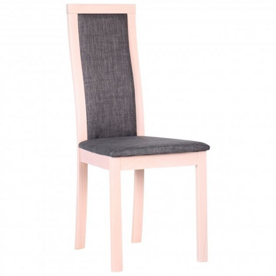 Dining chair Burton AMF bleached beech/graphite (beech wood/fabric) (546279)