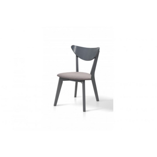 Wooden dining chair Lucas Mix furniture gray