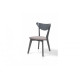 Wooden dining chair Lucas Mix furniture gray