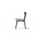 Wooden dining chair Lucas Mix furniture gray