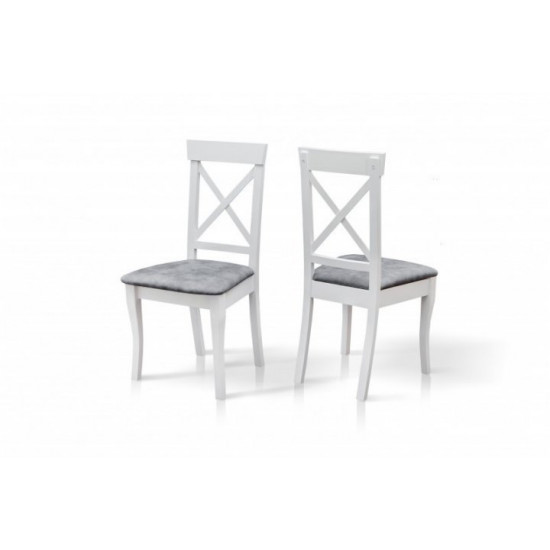 Wooden dining chair Scandi Mix furniture white