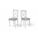 Wooden dining chair Scandi Mix furniture white