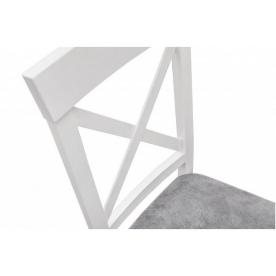 Wooden dining chair Scandi Mix furniture white