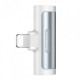  Переходник Remax RL-LA03i charge + audio White