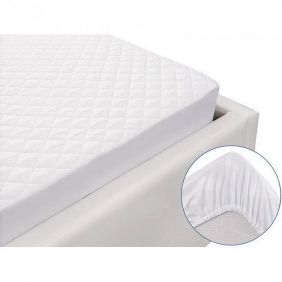 Mattress cover with sides Comfort quilted 160x200 Microfiber