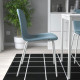 Stool IKEA KARLPETTER Gunnared light blue / Sefast white (294.814.71)