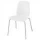 Stool IKEA LIDAS white / Sefast chrome (294.813.91)