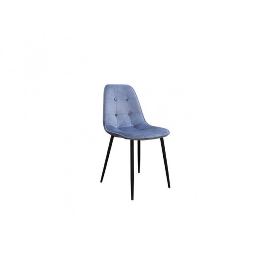 Chair for kitchen, cafe, bar fabric + painted metal M-01-3 Vetro Mebel Gray