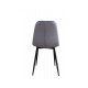 Chair for kitchen, cafe, bar fabric + painted metal M-01-3 Vetro Mebel Gray