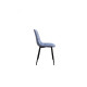 Chair for kitchen, cafe, bar fabric + painted metal M-01-3 Vetro Mebel Gray