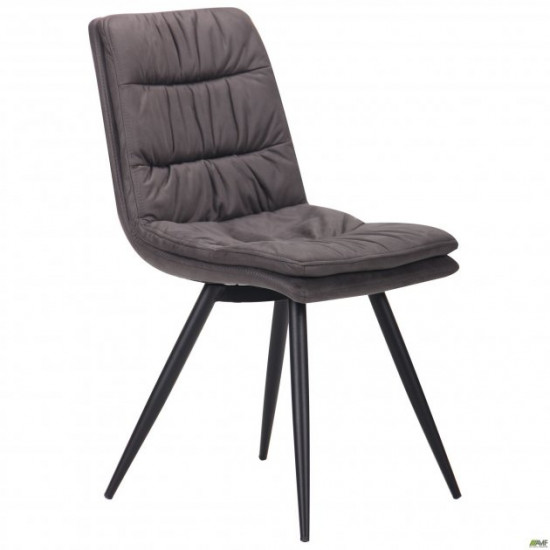 Dining chair AMF Georgia black/cowboy basalt 545806