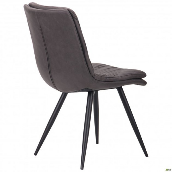 Dining chair AMF Georgia black/cowboy basalt 545806