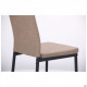 Dining chair AMF Alabama black/nubuck cappuccino 545809