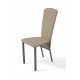 Chair Tito Mix Furniture Gray/Milk (metal/leatherette Zeus Deluxe Sunny)