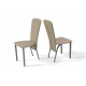 Chair Tito Mix Furniture Gray/Milk (metal/leatherette Zeus Deluxe Sunny)