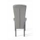 Chair Tito Mix Furniture Gray/Grey (metal/leatherette Zeus Deluxe Silver)