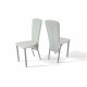 Chair Tito Mix Furniture Gray/White (metal/leatherette Zeus Deluxe White)