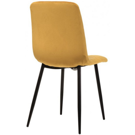  Стул Vetro Mebel N-42 Горчичный велюр (N-42-mustard-velvet)